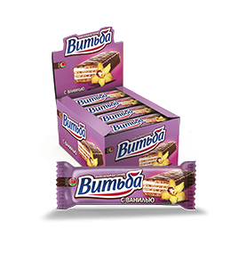 Вафельный батончик Витьба с ванилью ТМ Витьба 35г 