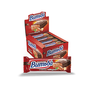 Вафельный батончик Витьба со вкусом миндаля ТМ Витьба 35г