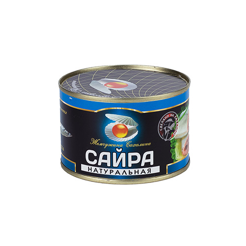 Сайра натуральная Жемчужина Сахалина 245 гр