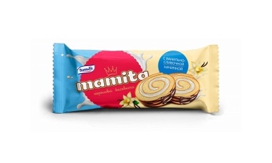 Бисквитный рулет Mamita с ванильно-сливочной начинкой ТМ Витьба 150г
