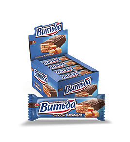 Вафельный батончик Витьба со вкусом карамели ТМ Витьба 35г