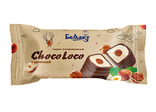 Сырок творожный глазированный с десертной пастой с какао и фундуком 18% 40гр Тм Беллакт