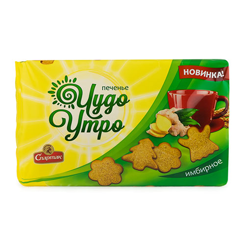 Печенье Чудо  Утро Имбирное ОАО Спартак 150 гр