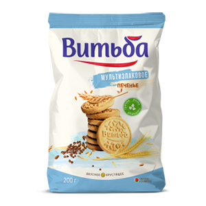 Печенье мультизлаковое Тм Витьба 200г