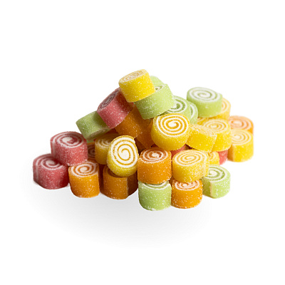 Мармелад Мармеладные рулетики Красный Пищевик 1 кг