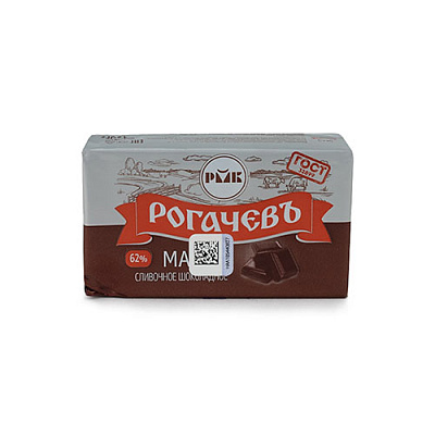 Масло Шоколадное Рогачев  62% 160 гр