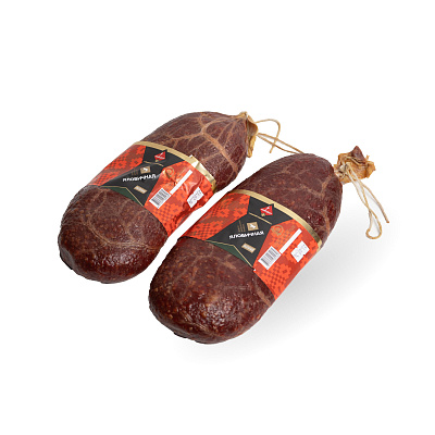 Колбаса сырокопченая Яловичная высшего сорта Пинский МК