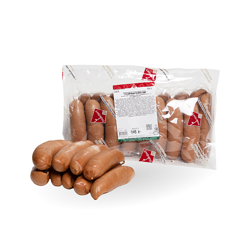 Сосиски вареные Телячьи Классик высшего сорта Пинский МК