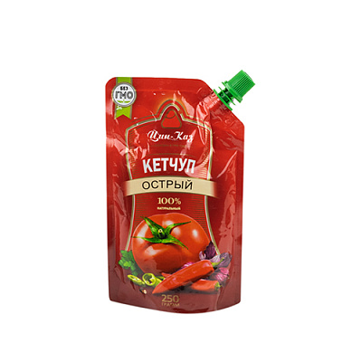 Кетчуп Острый дой-пак ТМ Цин-каз 250 гр