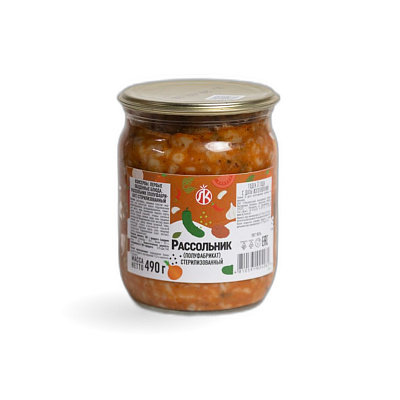Рассольник Ляховичский КЗ 490 гр 