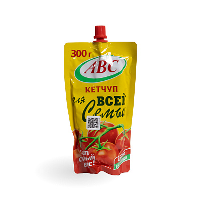 Кетчуп Для Всей Семьи ТМ АВС 300 гр 
