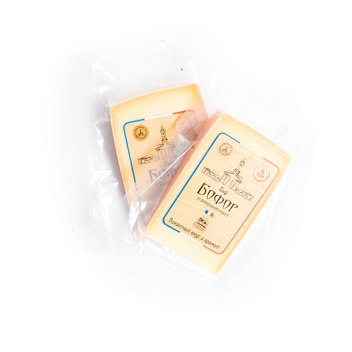 Сыр твердый Бофор 50% ТМ Боговарово 245 гр.