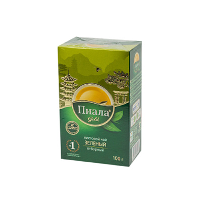 Чай зеленый отборный Пиала Голд 100 гр