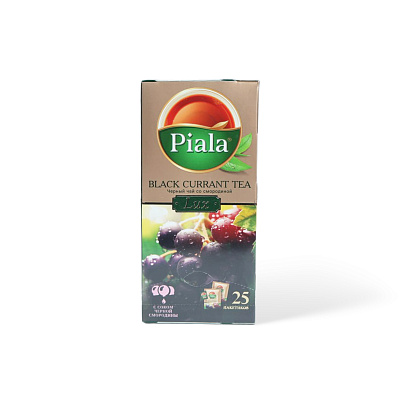 Чай черный со смородиной Пиала Люкс 25 пакетов