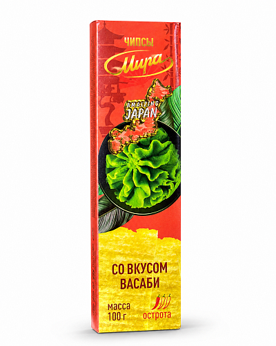 Чипсы картофельные Мира со вкусом васаби Тм Мира 100 гр