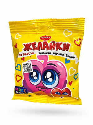 Конфеты Желайки Микс Слодыч 75 гр