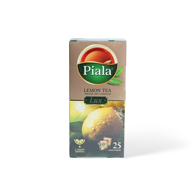 Чай черный с лимоном Пиала Люкс 25 пакетов