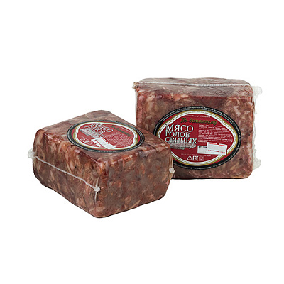 Прессованное мясо из свиных голов