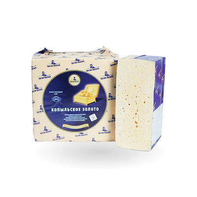 Сыр полутвердый Копыльское золото 50% ТМ Копыльские Сыры
