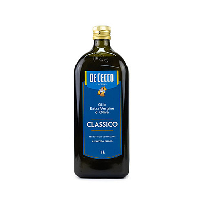 Масло оливковое Extra Vеrgin 1л ст/б Classico De Cecco Италия