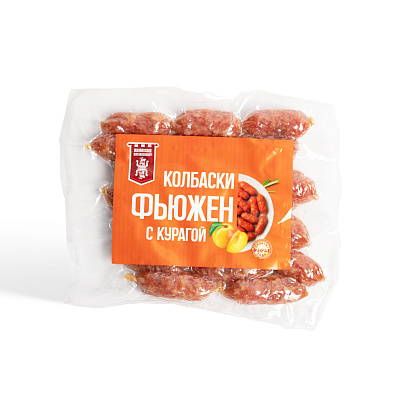 Колбаски сырокопченые Фьюжен с курагой высшего сорта Жлобинский МК 