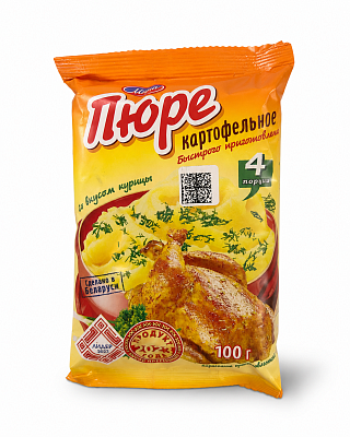 Пюре картофельное со вкусом курицы Тм Мира 100 гр