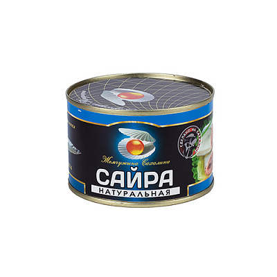 Сайра натуральная Жемчужина Сахалина 245 гр