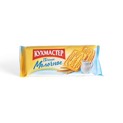 Печенье сахарное Молочное Кухмастер 170 гр