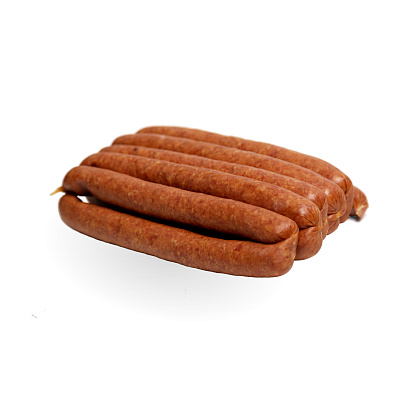 Колбаски варено-копченые Салями Охотские высшего сорта Могилевский МК