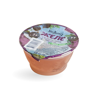 Желе из творожной сыворотки с ароматом черной смородины 150гр Тм Беллакт