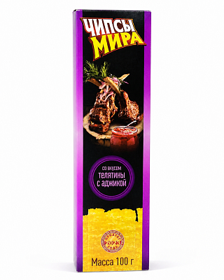 Чипсы картофельные Мира со вкусом телятины с аджикой Тм Мира 100 гр