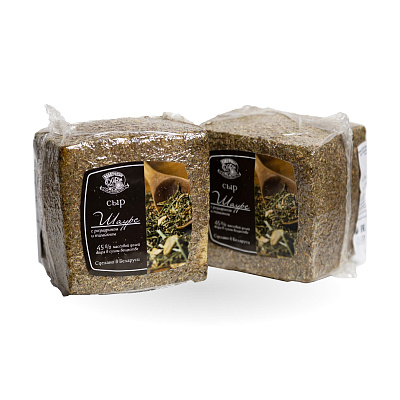 Сыр полутвердый Шаурс с розмарином и тимьяном 45% ТМ Новогрудские Дары