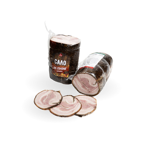 Сало на соломе копчено-вареное Пинский МК