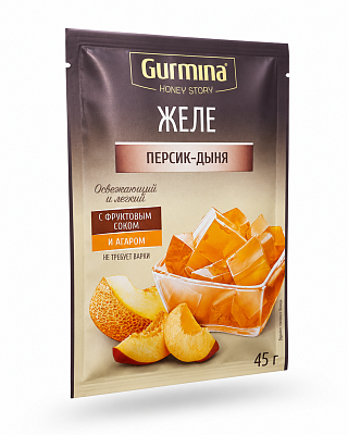 Желе Персик-дыня ТМ Gurmina 45 г