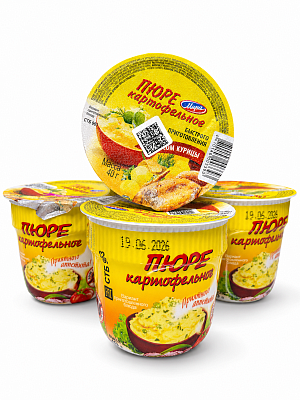 Пюре картофельное со вкусом курицы Тм Мира 40 гр
