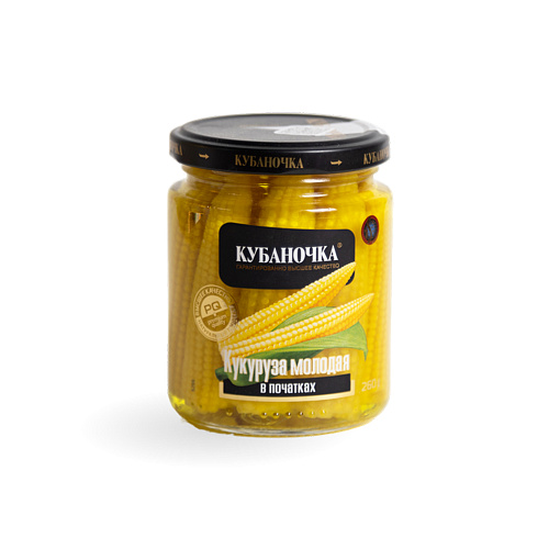 Кукуруза молодая в початках ТМ Кубаночка 260 гр
