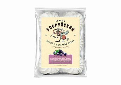 Зефир Черносмородиновый ТМ Первый Бобруйский ООО Красный Пищевик 250 гр