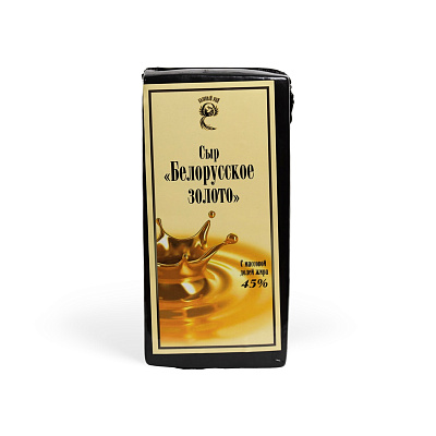 Сыр полутвердый Белорусское золото 45% Ошмянский СЗ