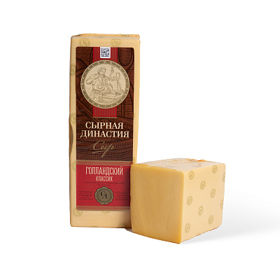 Сыр полутвердый Голландский классик 45 % Тм Сырная Династия