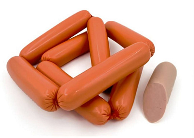 Сосиски вареные Мусульманские высшего сорта Слуцкий МК