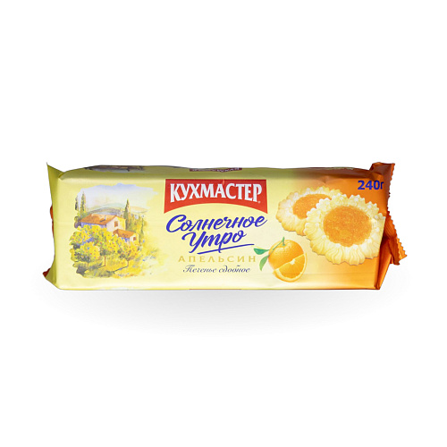 Печенье Солнечное утро Апельсин Кухмастер 240 гр
