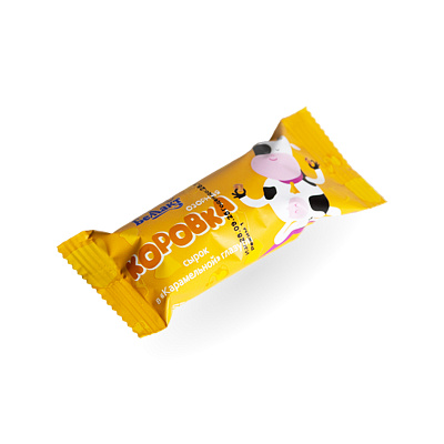 Сырок творожный глазированный с карамельно-сливочным наполнителем 18% 40гр Тм Беллакт