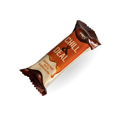 Батончик шоколадный нуга -карамель Chill Deal Рахат 35 гр