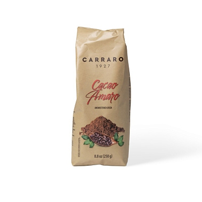 Какао растворимое Carraro Cacao Amaro  250 гр