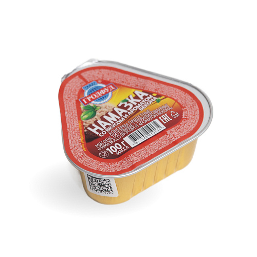 Паштет Намазка со вкусом бекона Гродфуд 100 гр