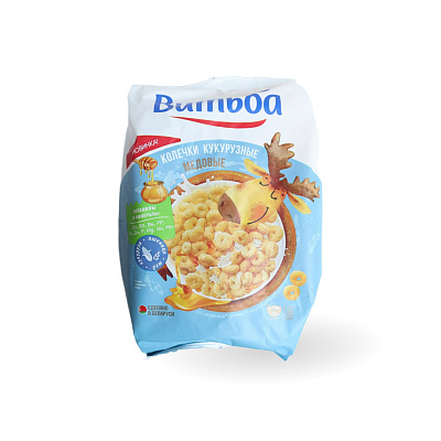 Колечки кукурузные медовые 250г ТМ Витьба