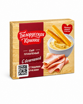 Сыр плавленый С ароматом ветчины 45% с хлебными палочками ТМ Рогачев 35 гр