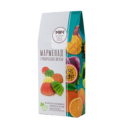 Мармелад Тропические вкусы Рахат 250гр 