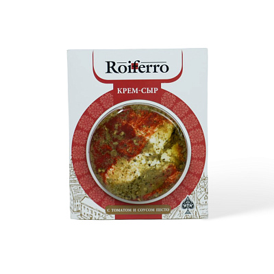 Крем-сыр с томатом и соусом песто ТМ Беловежские сыры 120 гр