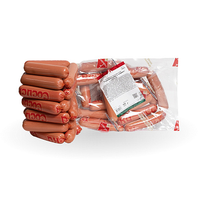 Сосиски вареные Голландские с Сыром высшего сорта Пинский МК